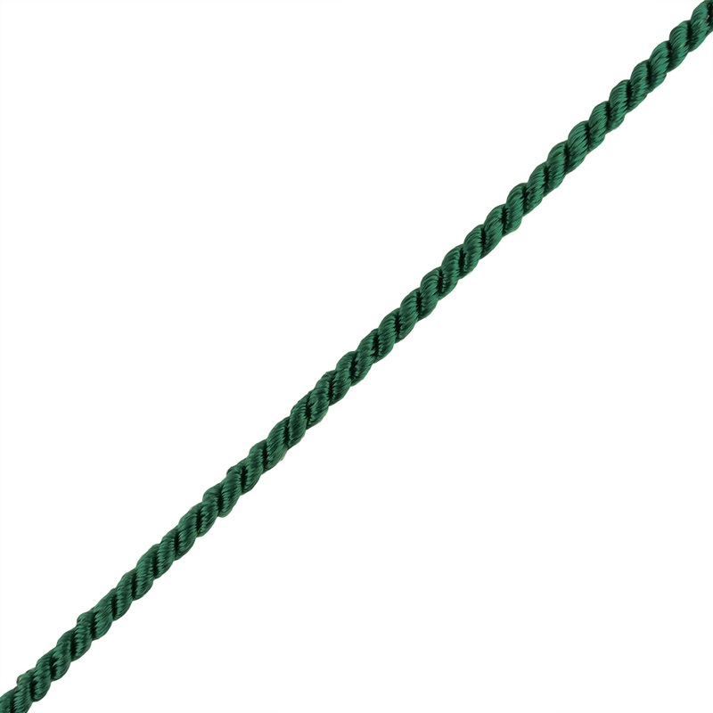 Teal Cotton Blend Twisted Cord – 3mm