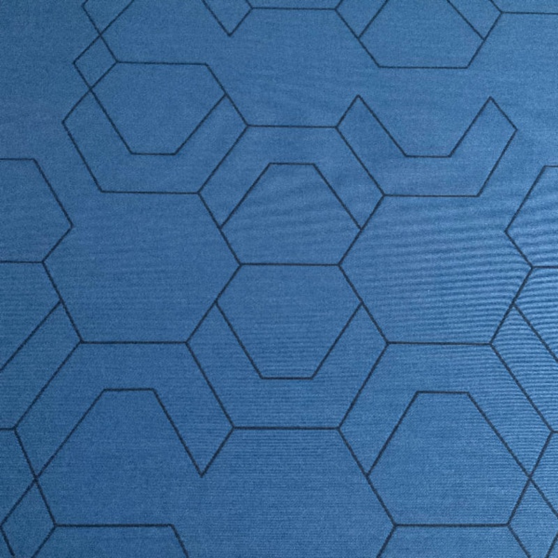 Carnegie Formation 5 Blue Upholstery Fabric Order Product