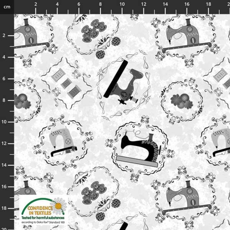 CLEARANCE – Sew Sew Sew It – Vintage Machi4501-821 – B/W Sewing Machines