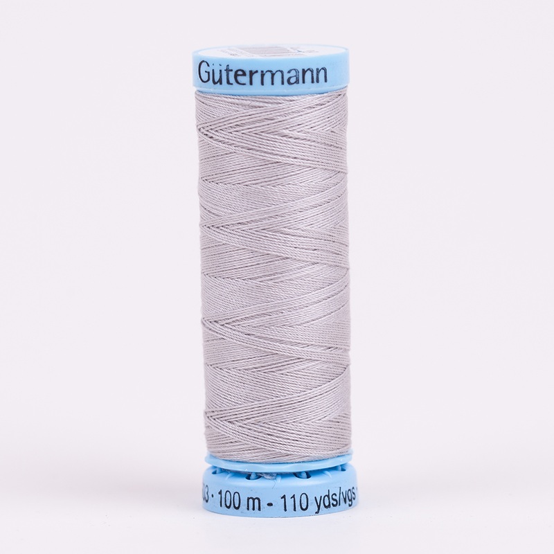 Gutermann Silk Thread 100m – 38 Pale Stone Gray