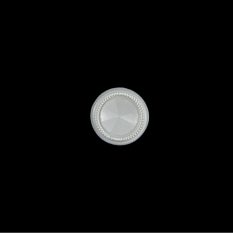 Italian Ivory Textured Shank-Back Button – 16L/10mm