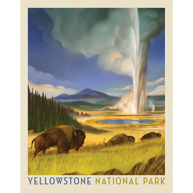 Yellowstone Poster Panel