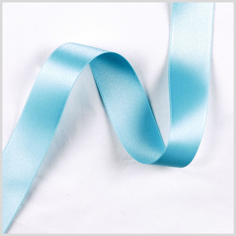 2.5″ Bluebird Double Face French Satin Ribbon