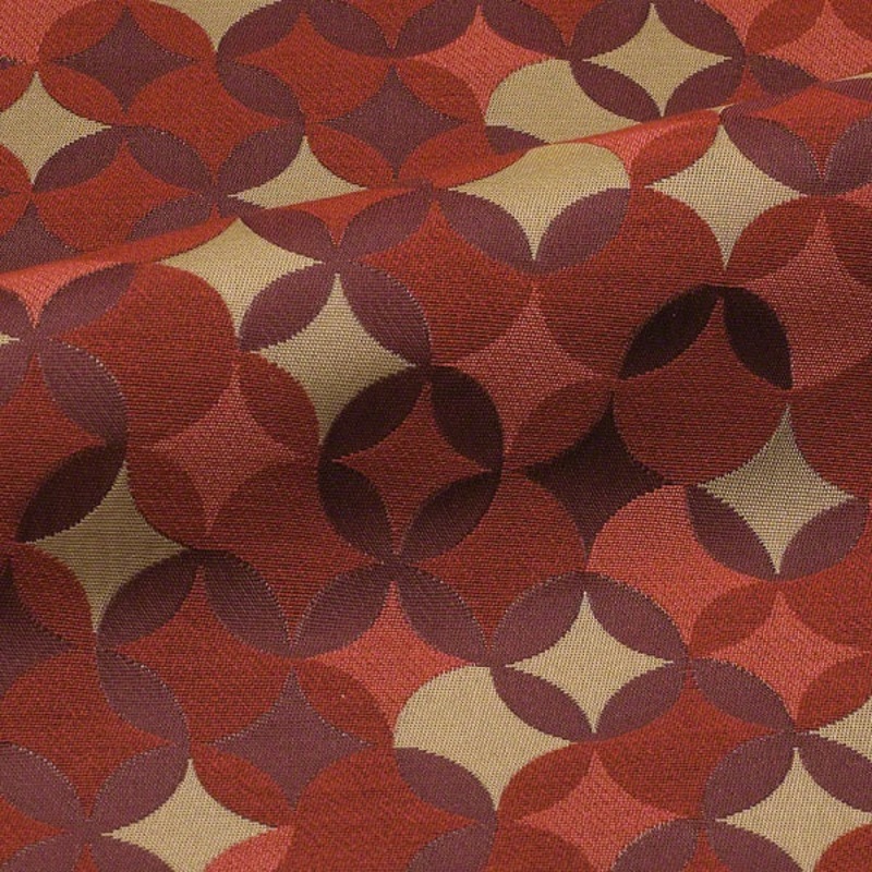 CF Stinson Whirl Razzle Dazzle Red Upholstery Fabric Order Product