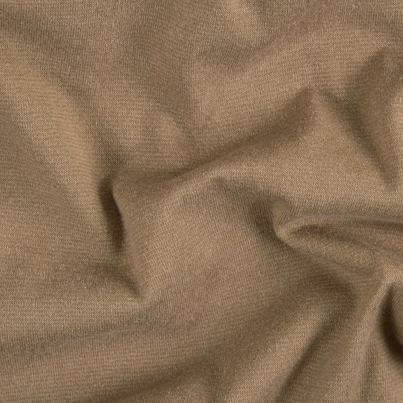 Cotton-Polyester Velour – Almond Buff