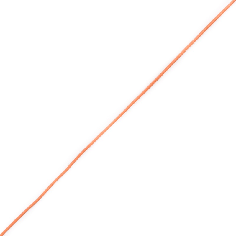 Orange Leather Cord