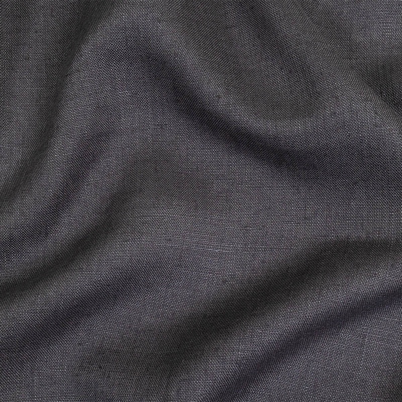 Charcoal Heavyweight Linen Woven