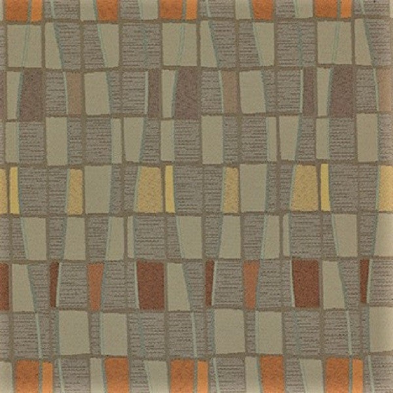 Domain Fossil Geometric Design Brown Upholstery Fabric Order Product