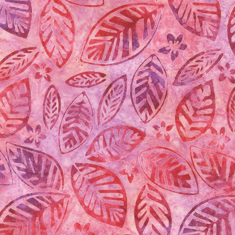 Floral Paradise Batiks Magenta