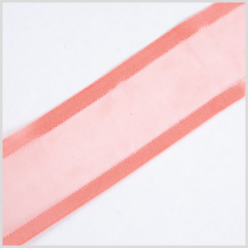 Light Coral Sheer Ribbon – 1.5″