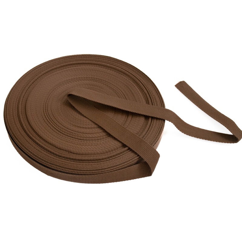 Polyprop Webbing Brown 19mm