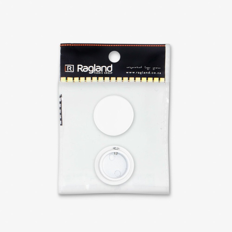 Rod End Caps 25mm – White