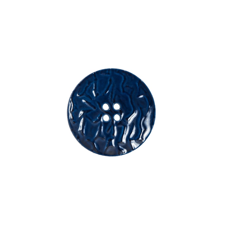Italian Navy Textured Button – 24L/15mm