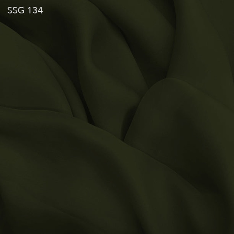 Silk Georgette – Pesto Green Fabric by the Yard