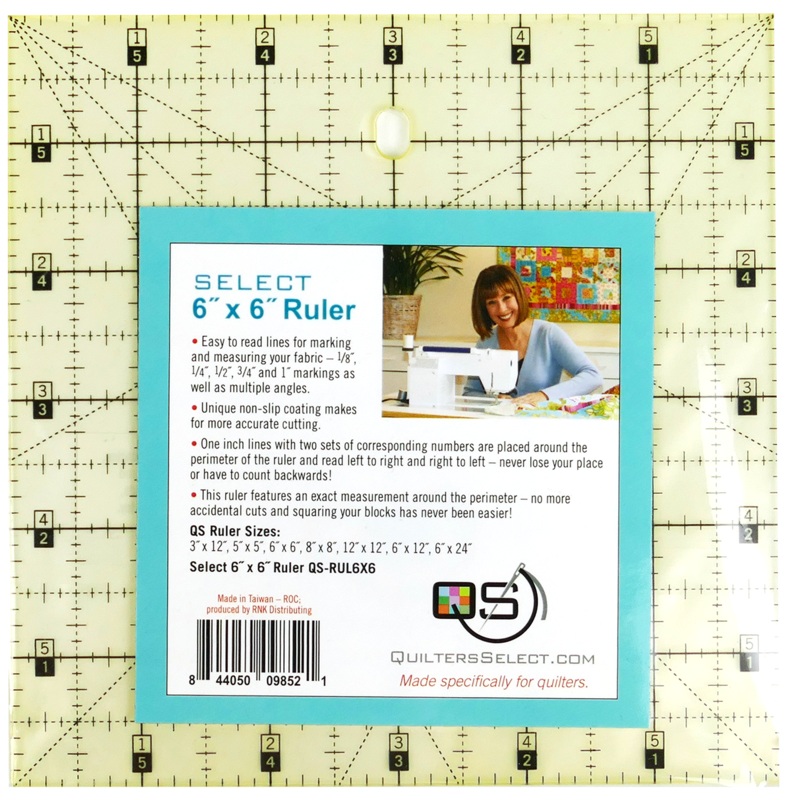 6″ x 6″ Non-Slip Ruler