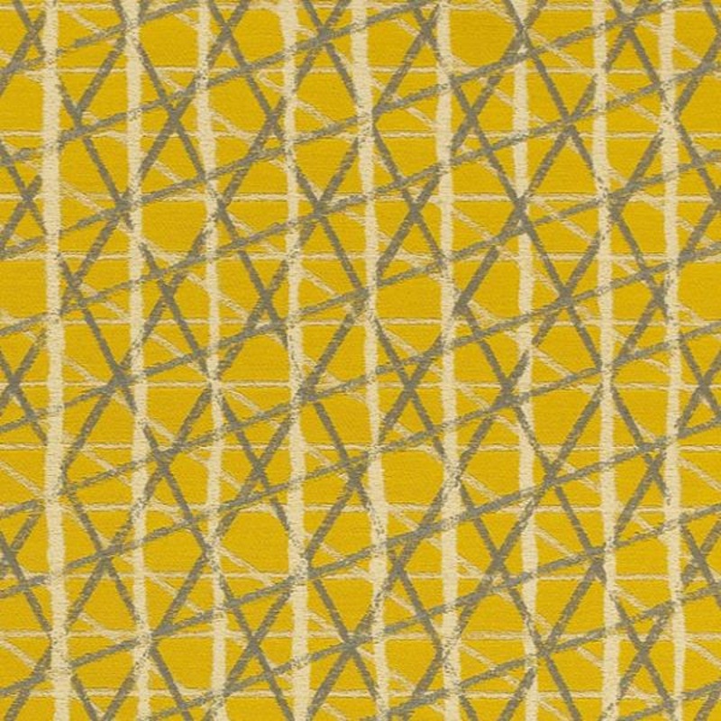 Momentum Sketching Air Lemon Yellow Upholstery Fabric Order Product