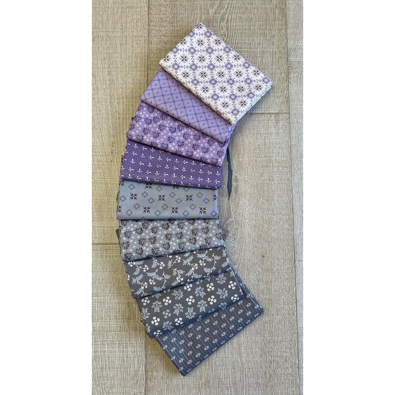 Piece & Plenty – Pebble/Taffy –  Fat Quarter Bundle 19.5″ x 21″ – 9 pieces
