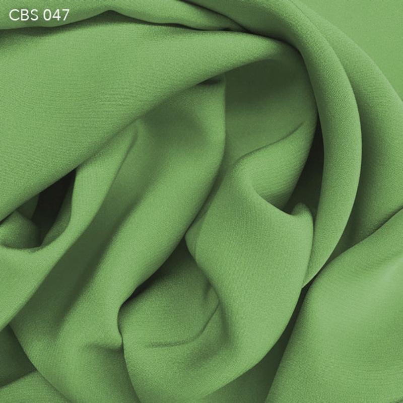 Silk Crepe Back Satin – Patina Green Fabric by the Yard