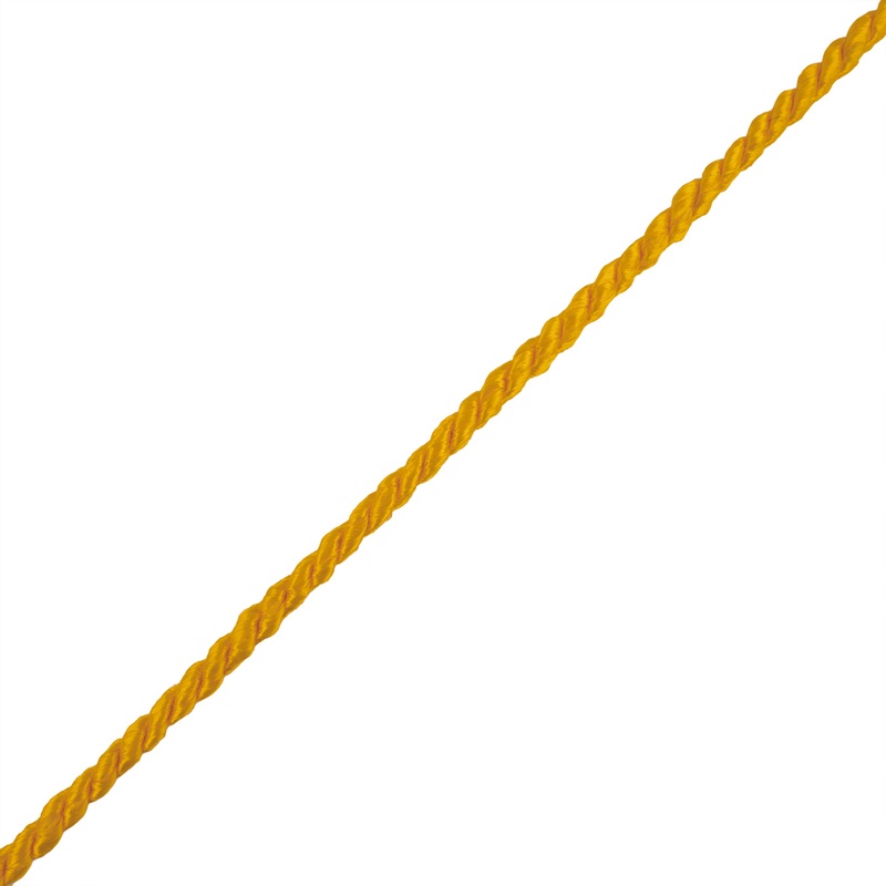 Yellow Cotton Blend Twisted Cord – 3mm