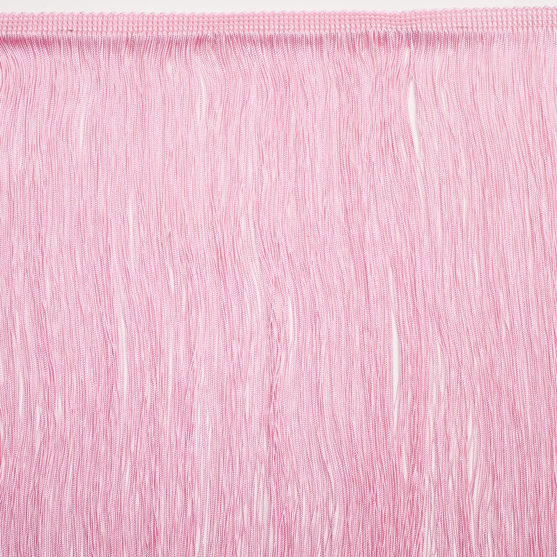 16″ European Light Pink Chainette Fringe Trim