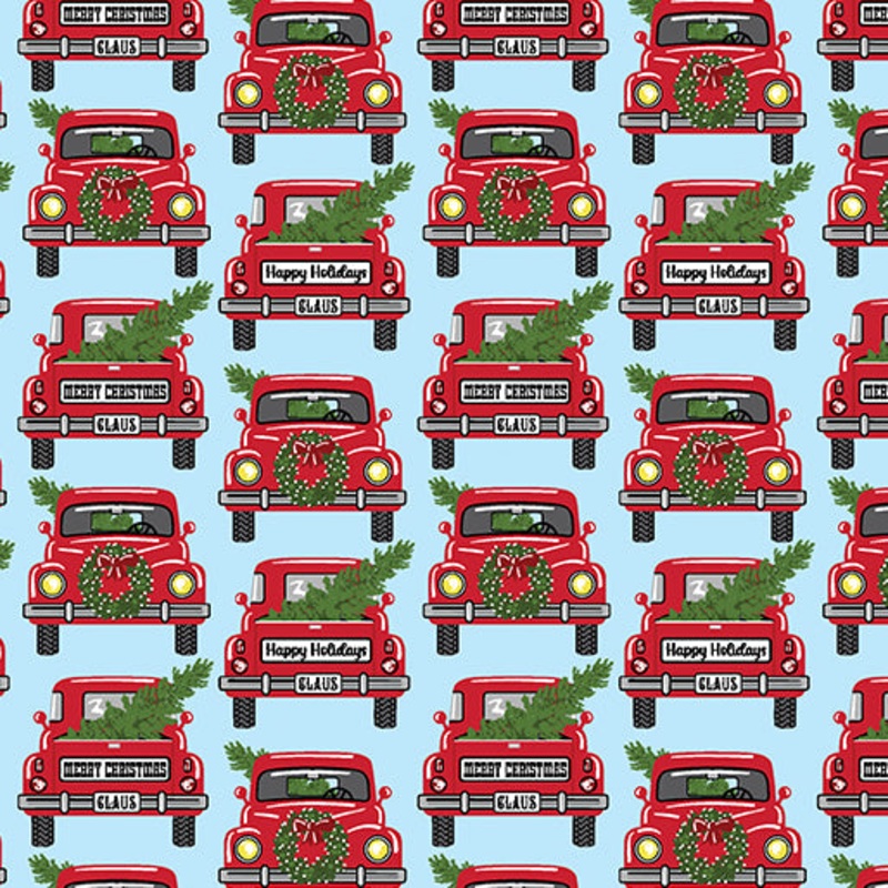 Country Christmas Sky Blue