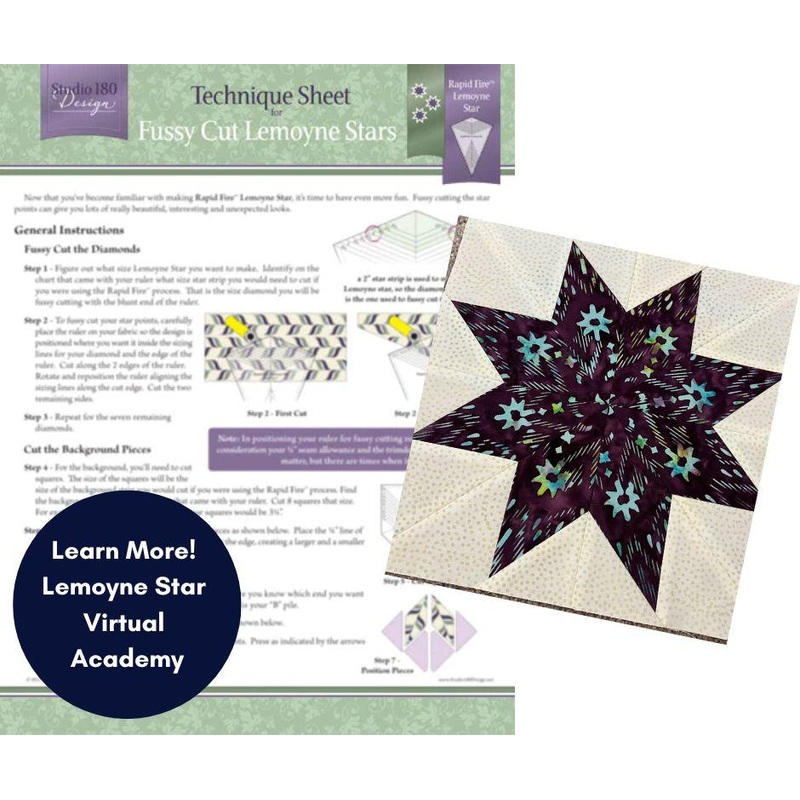 Fussy Cut Lemoynes Technique Sheet