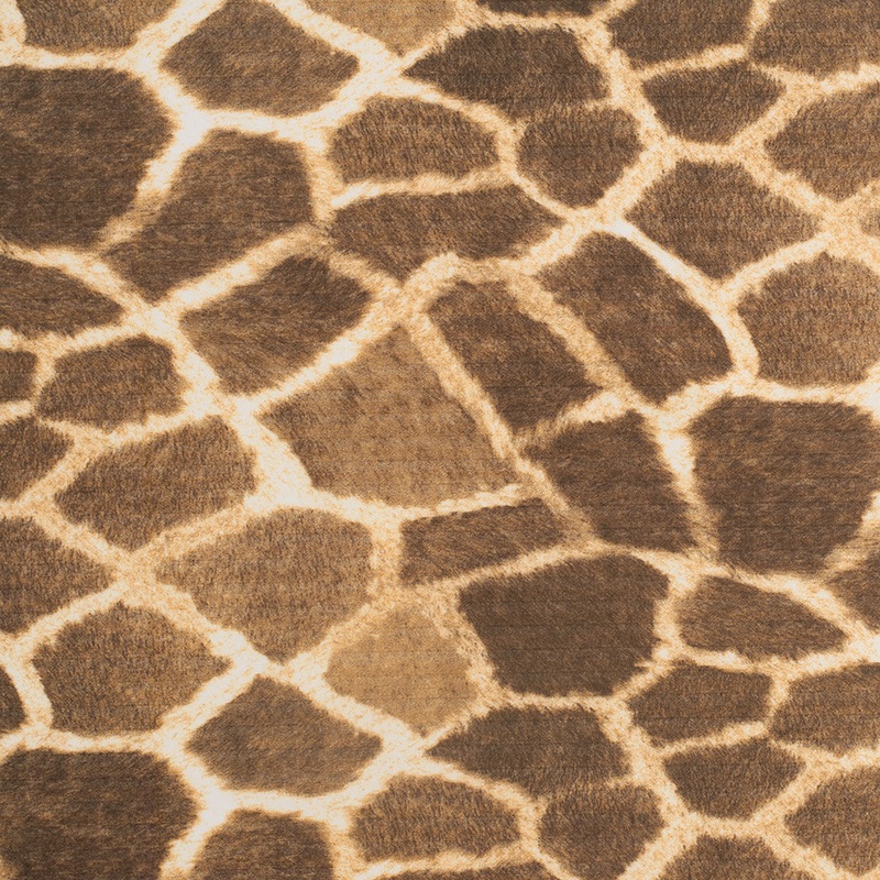 Giraffe Printed Micro-Polyester and Cotton
