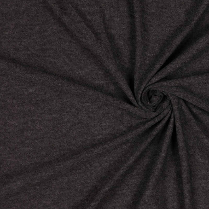 Heathered Gray Light-Weight Polyester Jersey