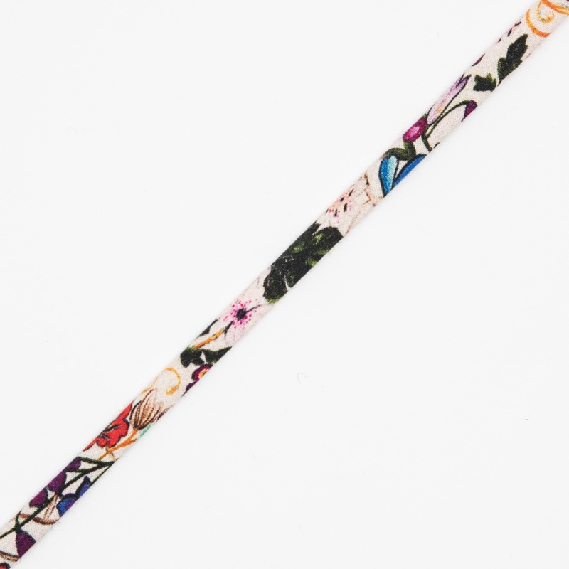 Multicolor Floral Cotton Tubing – 0.25″