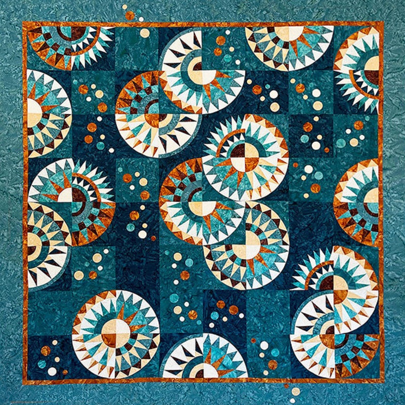 Summer on the Delta MGDS92-538 Batik Quilt Kit