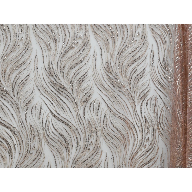 140cm Caviar Sugar Metallic Sequins Tulle BF752-5 BF752-5