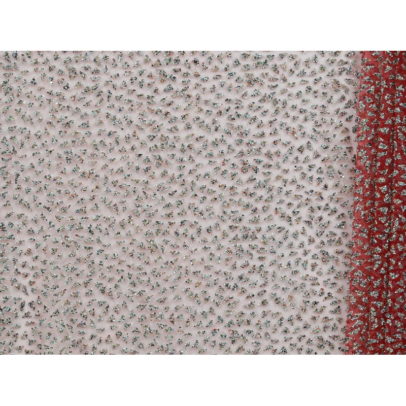 140cm Mila Glitter Stone Tulle BF756-6 BF756-6