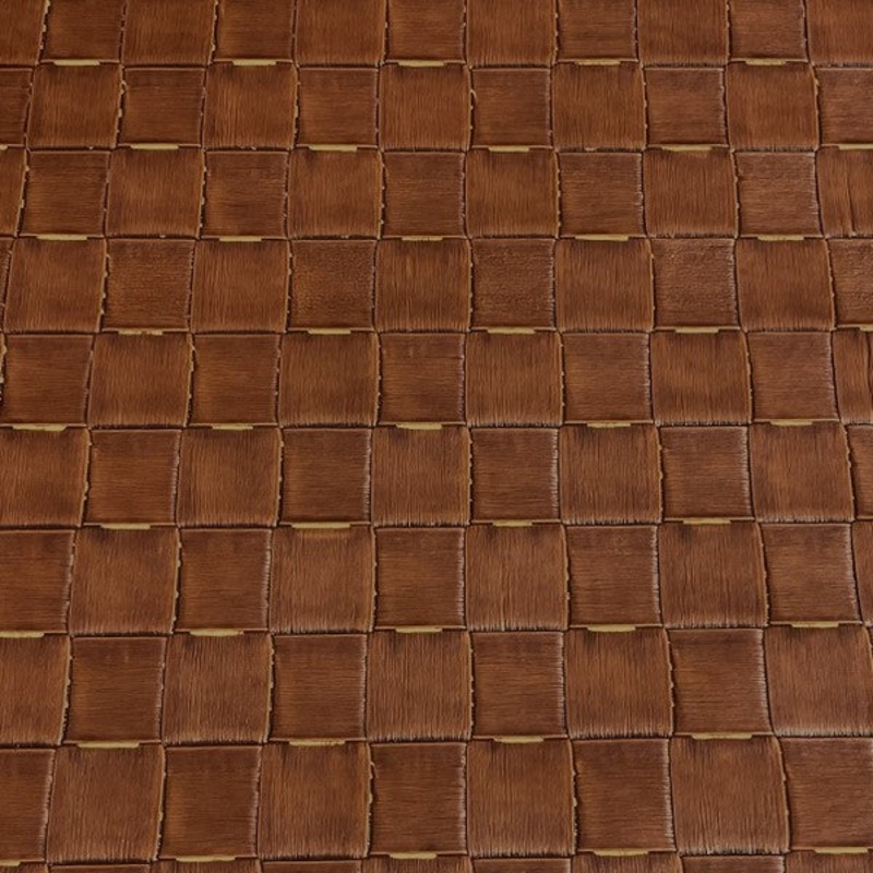Brown Textured Basket Weave Upholstery Vinyl Order Product
