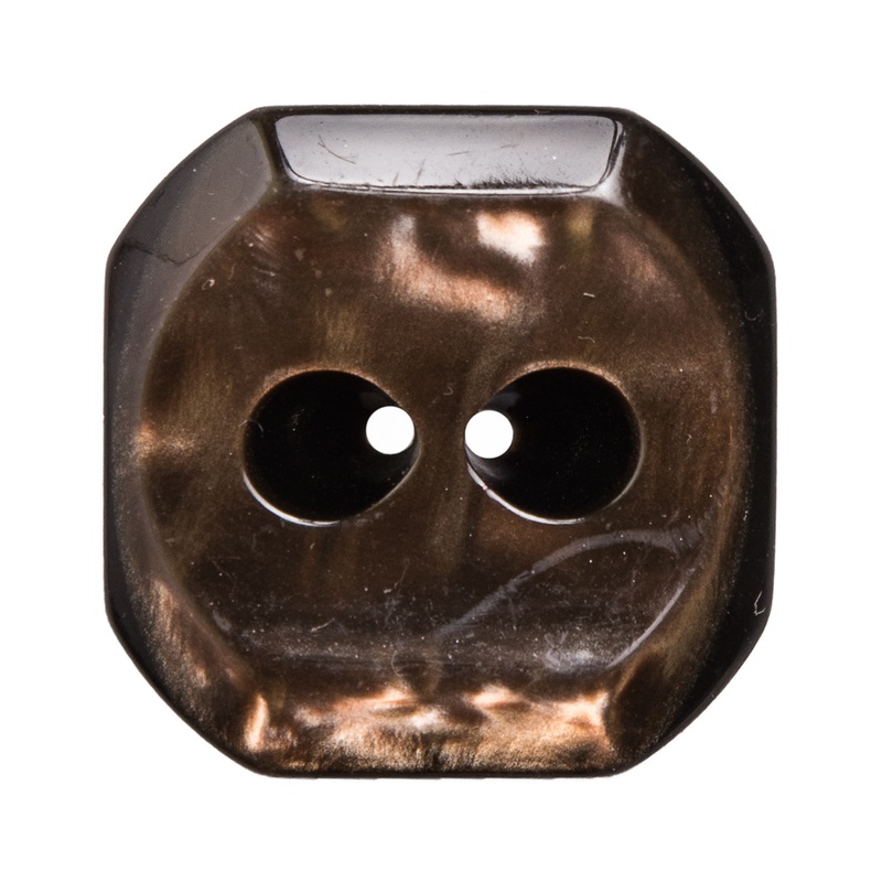 Italian Bronze Plastic Button – 54L/34mm