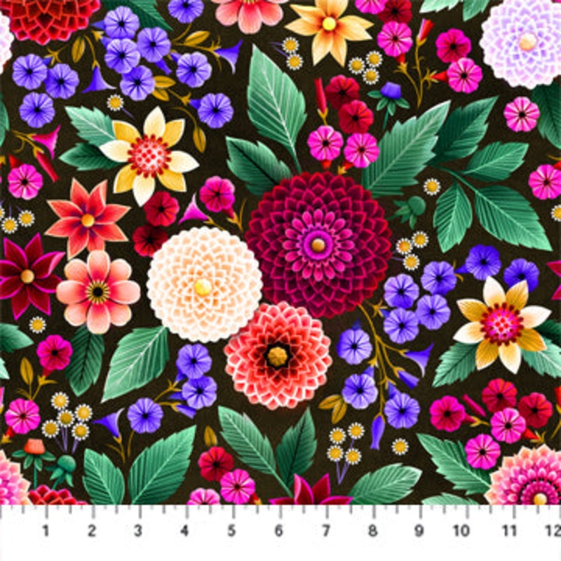 June Black Multi Garden