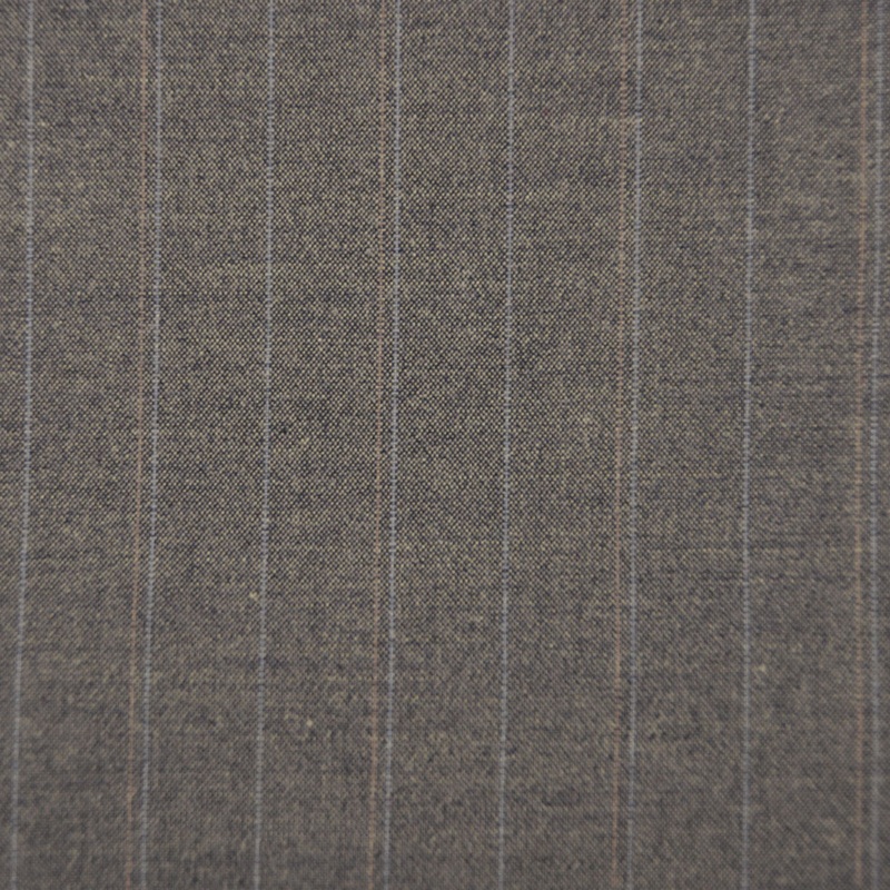 Light Moss/Navy/Baby Blue/Tan Striped Suiting