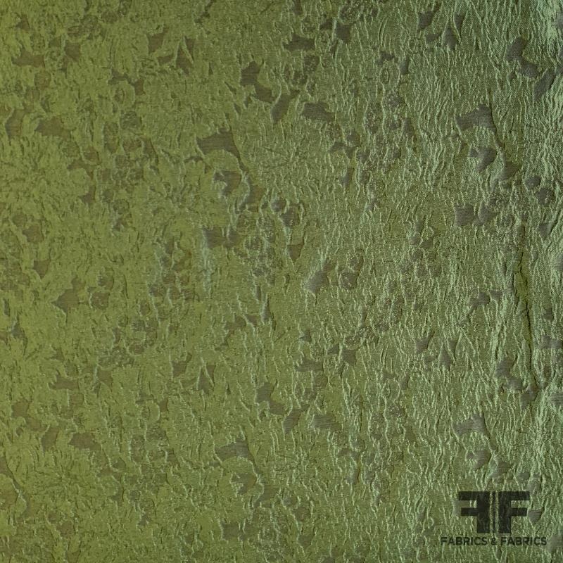 Matelass Silk Blend – Forest Green Fabric by the Yard