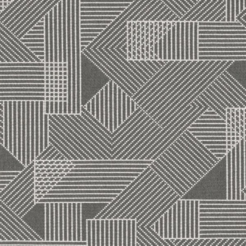 Remnant of CF Stinson Boomerang Foil Upholstery Fabric Order Product 1