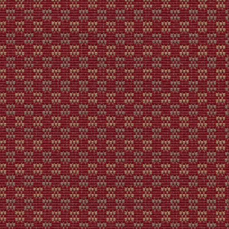 Remnant of Guilford of Maine Showtime Red Carpet Small Check Red Upholstery Fabric Order Product 1