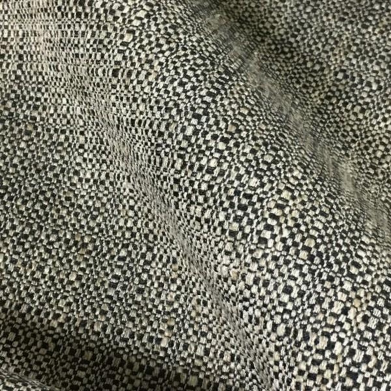 Swavelle Cobble Creek Tweed Textured Black Upholstery Fabric Order Product