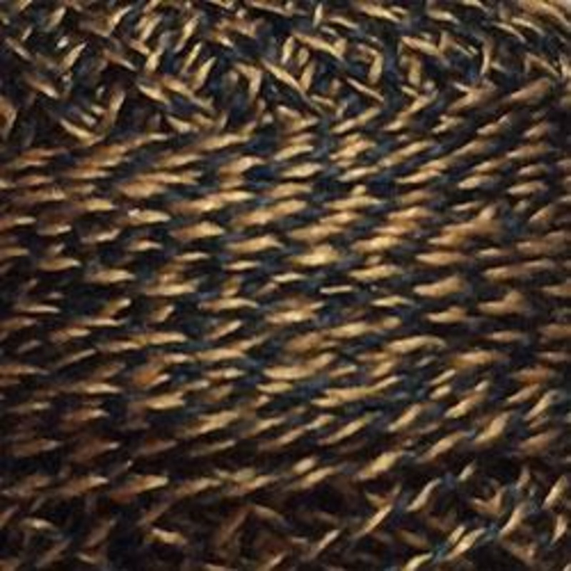 12wt – Valdani – PT12 -Perle Cotton – Twisted Tweed – Black Gold