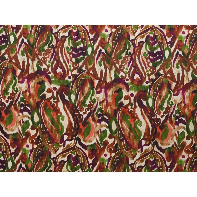 150cm Printed Silky Satin DR812-132 DR812-132