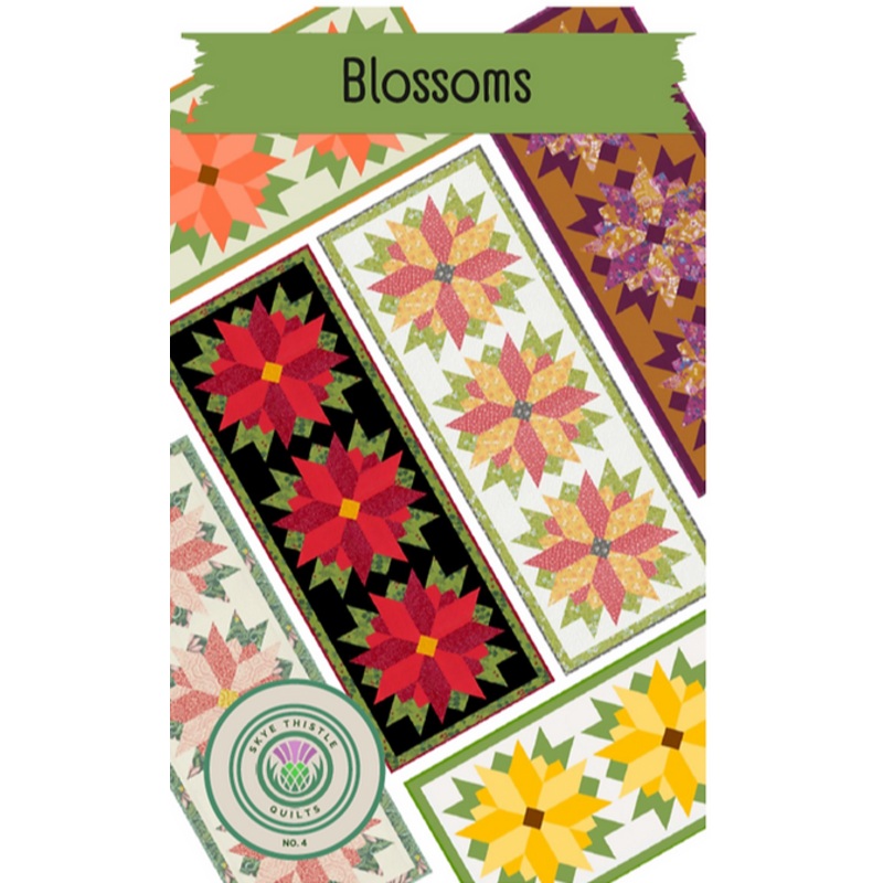 Blossoms Table Runner Pattern by Skye Thistle Quilts