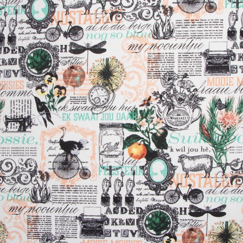 Cotton Canvas Printed Col 1