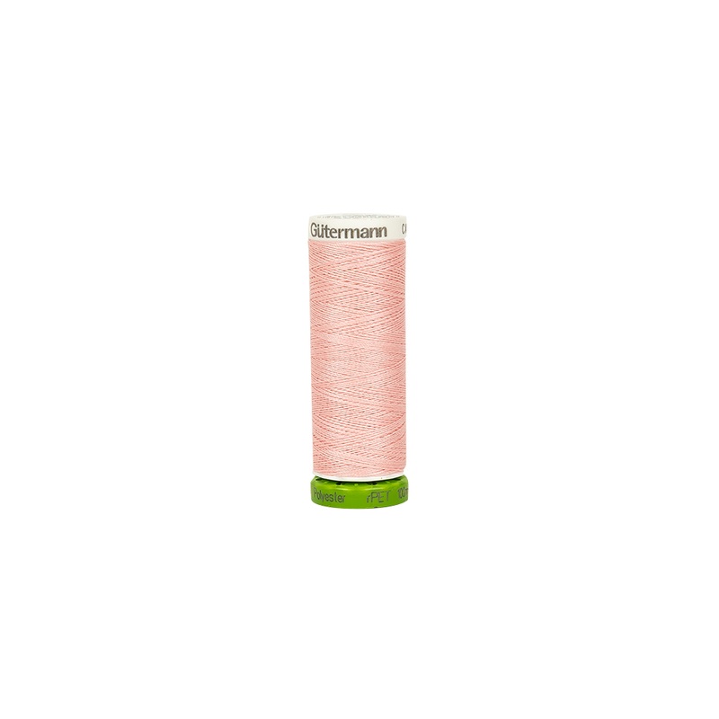 Gutermann Recycled Polyester Thread 100m – 659 Petal Pink