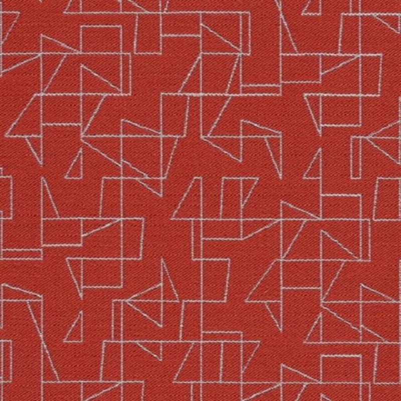 Remnant of Designtex Draft Flame Red Upholstery Fabric Order Product 1