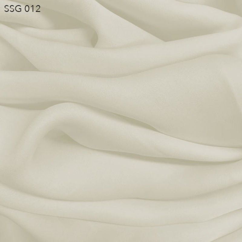 Silk Georgette – Cream Fabric by the Yard