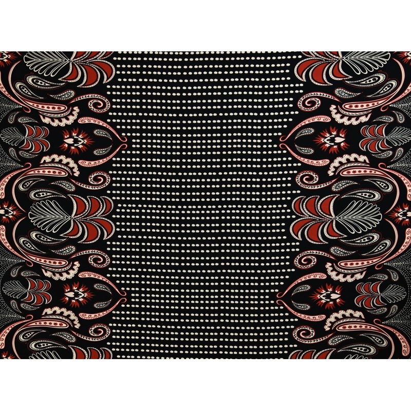140cm Printed Viscose Challis DR2309-19 DR2309-19