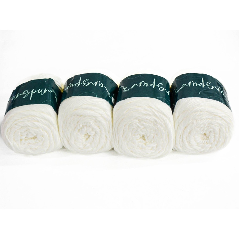 200G 4Pc Unspun White 1000000375848