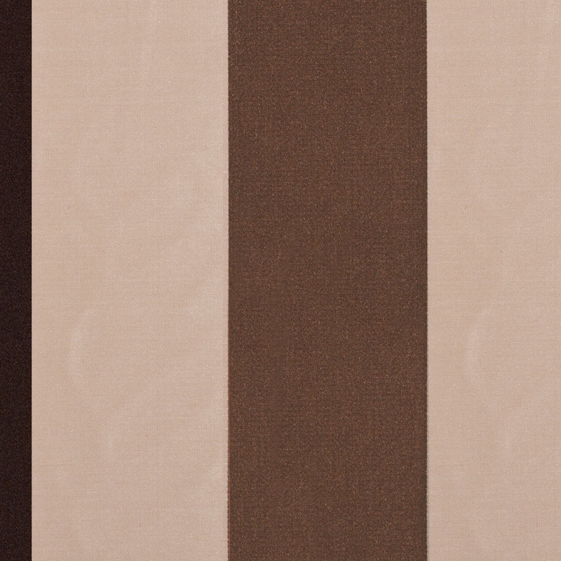 Chocolate/Beige/Antique Gold Stripes Woven